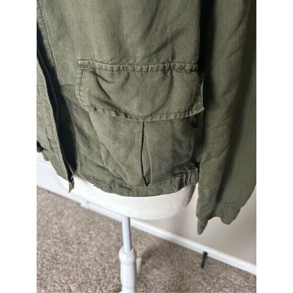 Madwell Military Style Shirt/Jacket Sz S Linen - Picture 2 of 5